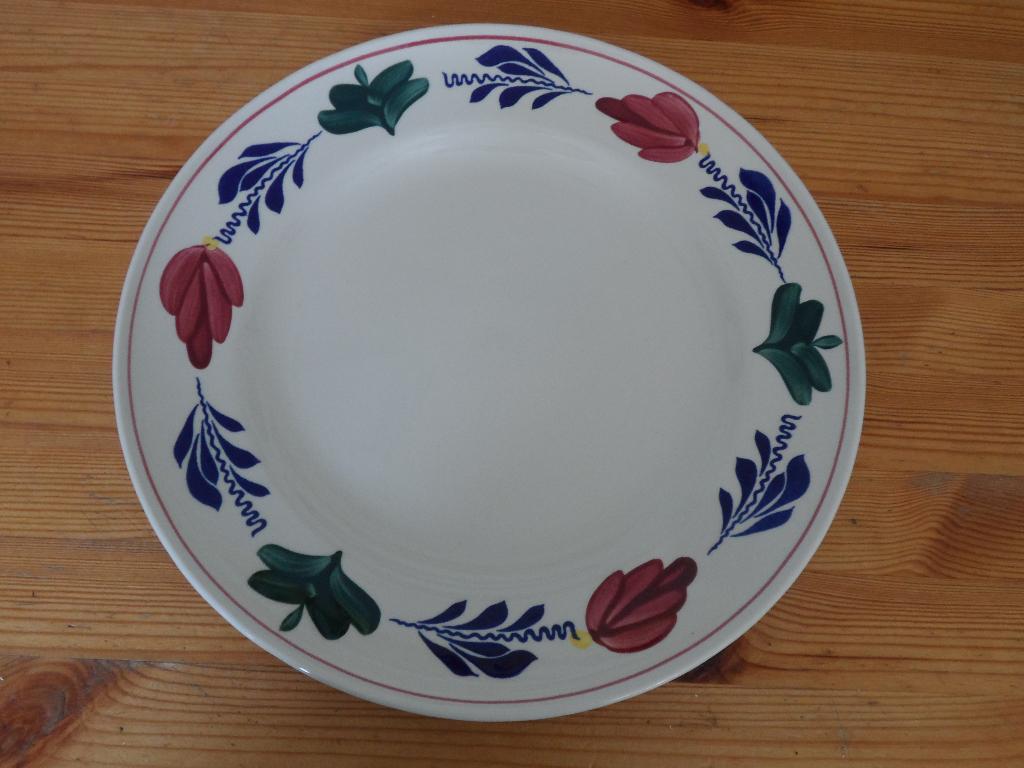 Boerenbont Bord - Boch, Ophalen of Verzenden, Zo goed als nieuw, Bord(en), Aardewerk