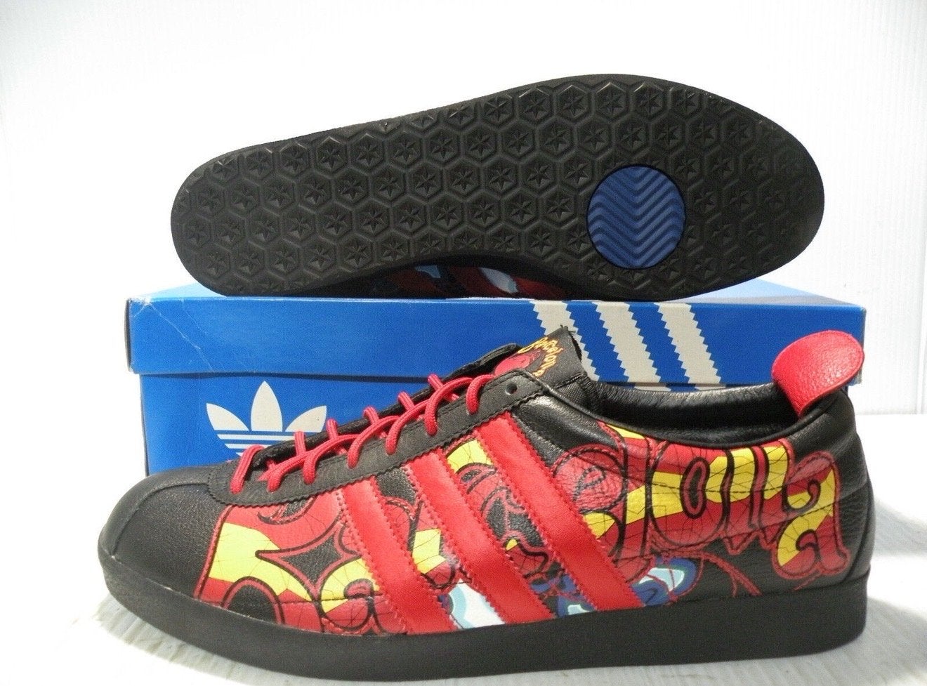 ADIDAS Gazelle 2 City Edition ‘BARCELONA’ maat 42 en 43,5, Verzenden, Zwart, Nieuw, Sneakers of Gympen