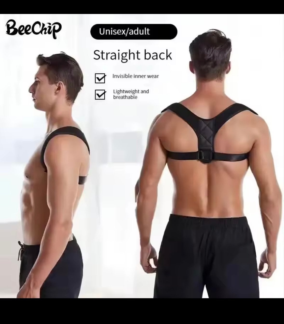 Nieuwe verstelbare correctie band/riem voor rughouding., Ophalen of Verzenden, Nieuw
