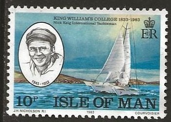 Eiland Man 61, zeilboot, Verzenden, Gestempeld