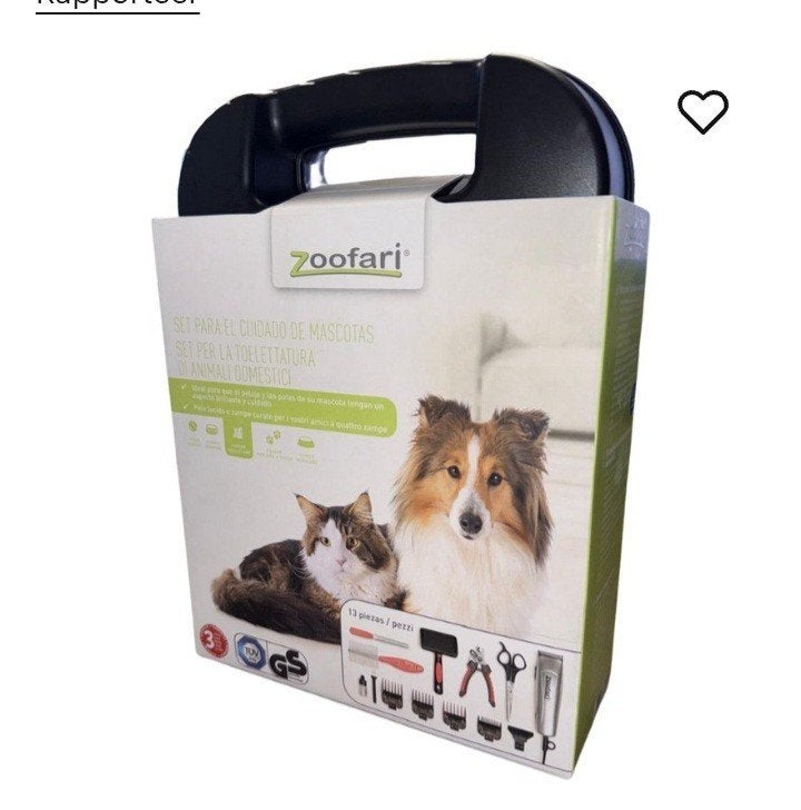 Partij Zoofari Honden Tondeuse – Trimset voor Hond en Kat

P, Ophalen, Nieuw