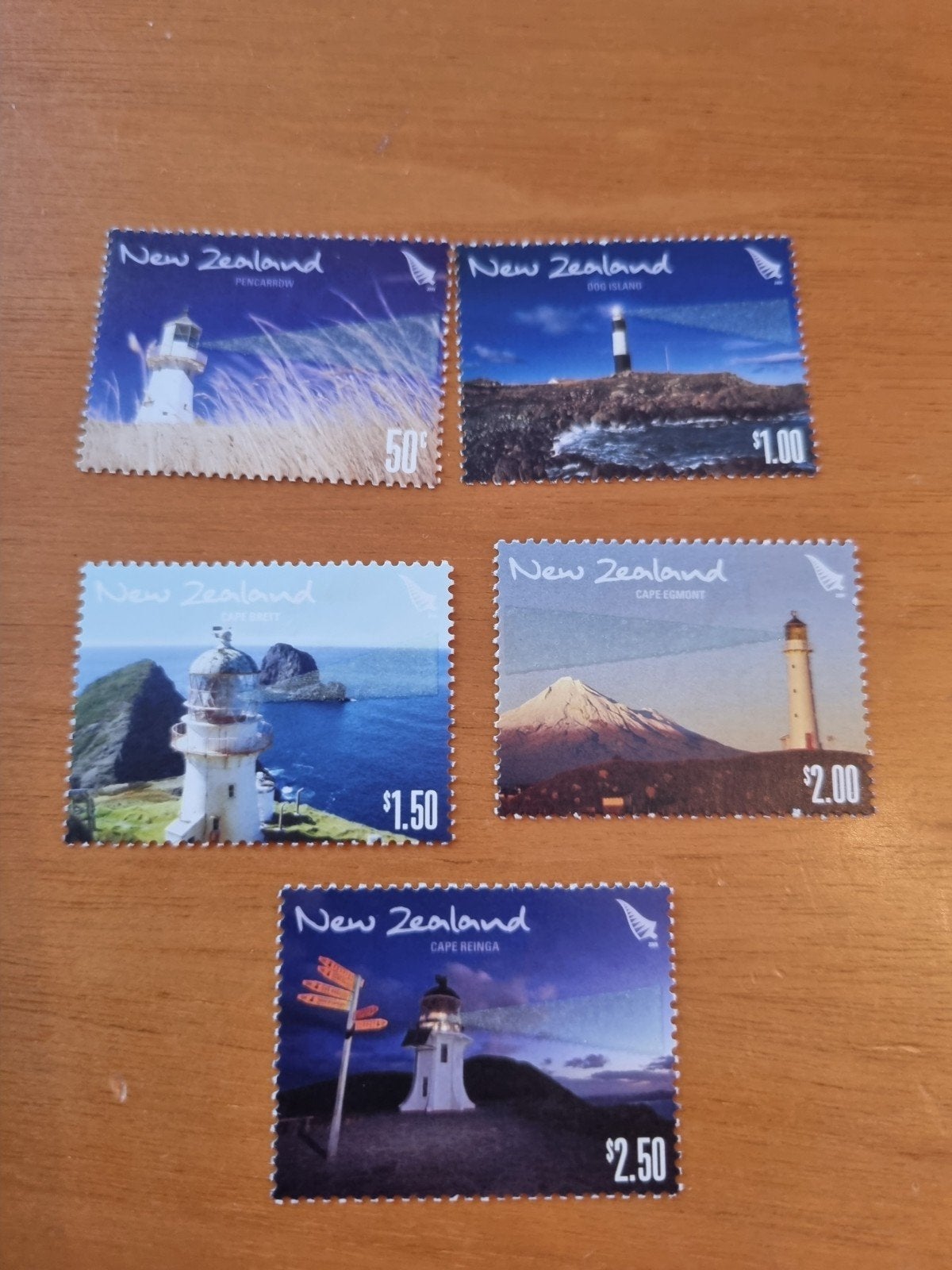 Postzegels Nueuw Zeeland vuurtorens, Ophalen of Verzenden, Postfris
