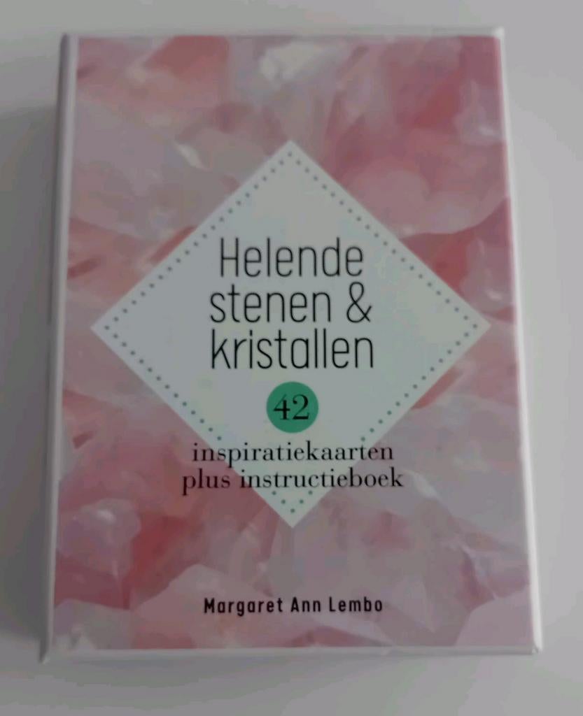 Helende stenen & kristallen 42 inspiratiekaarten + boek, Ophalen of Verzenden, Zo goed als nieuw