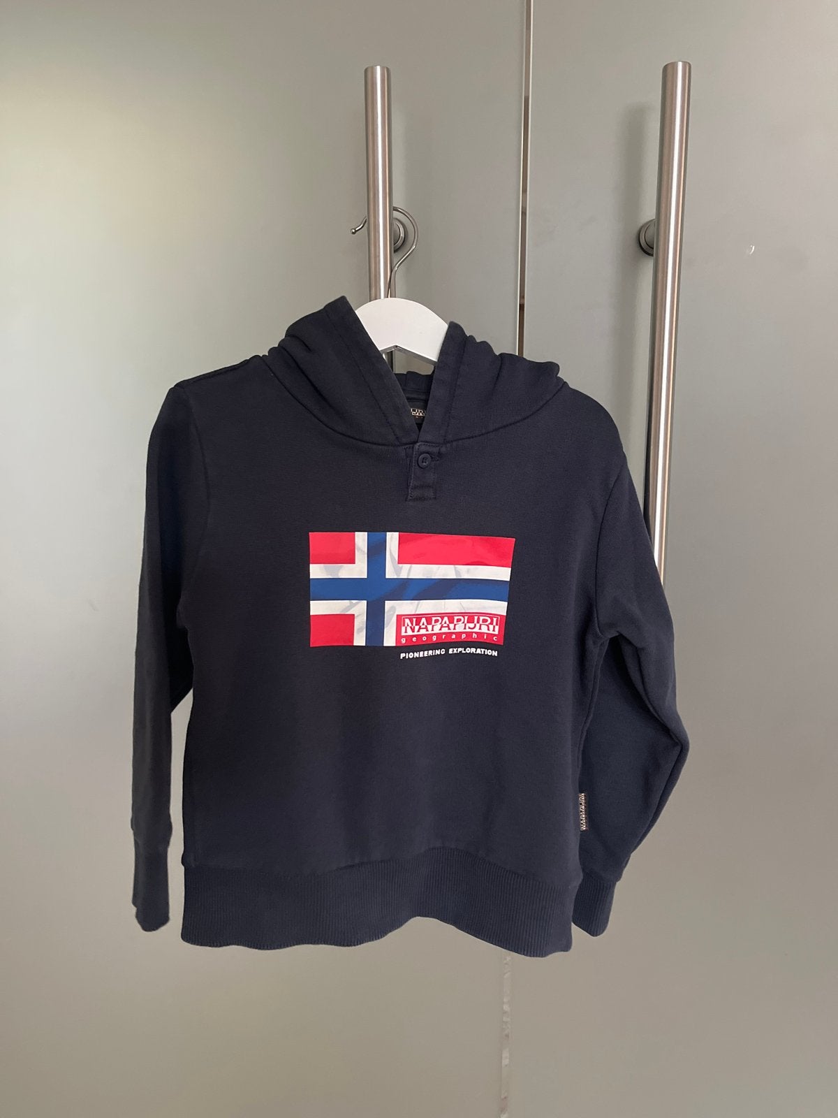 Napapijri hoodie voor kinderen - Donkerblauw, Kinderen en Baby's, Verzenden, Zo goed als nieuw, Jongen of Meisje, Overige typen