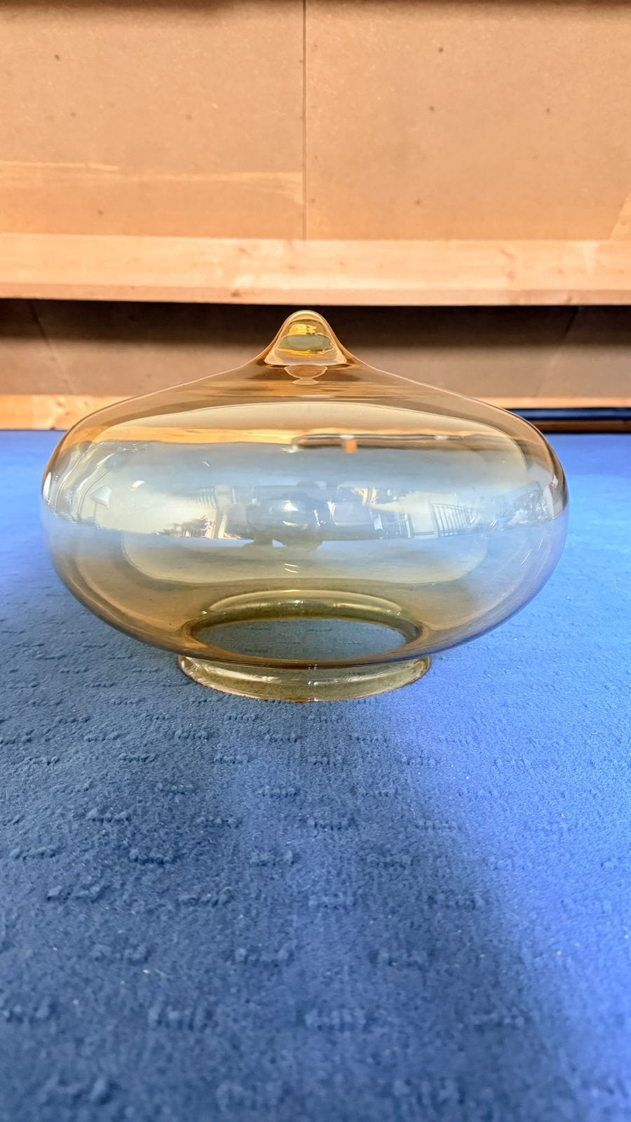 Vintage Retro Dijkstra Druppel glazen kap, Glas, Ophalen