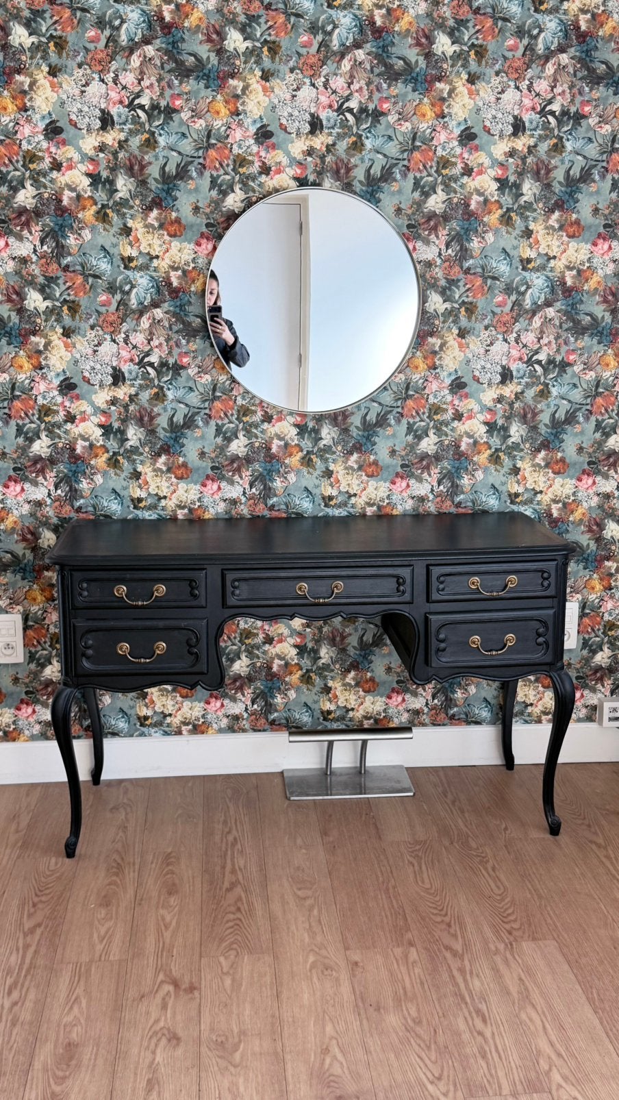 Vintage kaptafel/ makeup tafel, Ophalen, Zo goed als nieuw, 100 tot 150 cm, Minder dan 100 cm
