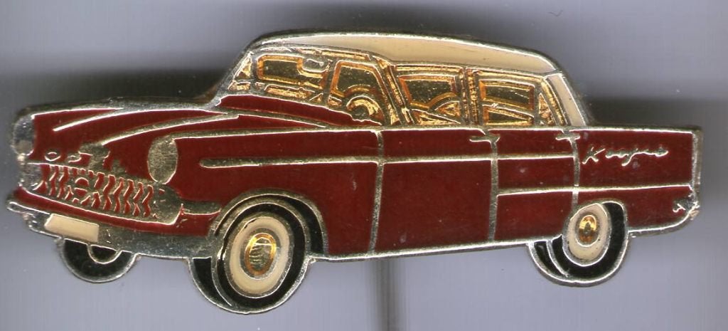 Opel Kapitan bruin email op zilverkl auto speldje ( F_236), Verzamelen, Ophalen of Verzenden, Zo goed als nieuw, Transport, Speldje of Pin