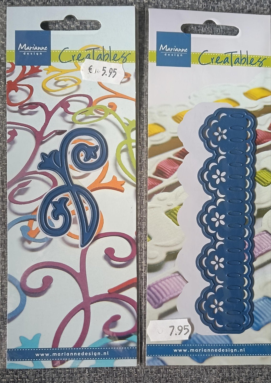 Marianne Design Creatables snijmallen set (2 stuks), Geschikt voor snijden, Gereedschap of Toebehoren, Nieuw, Blauw