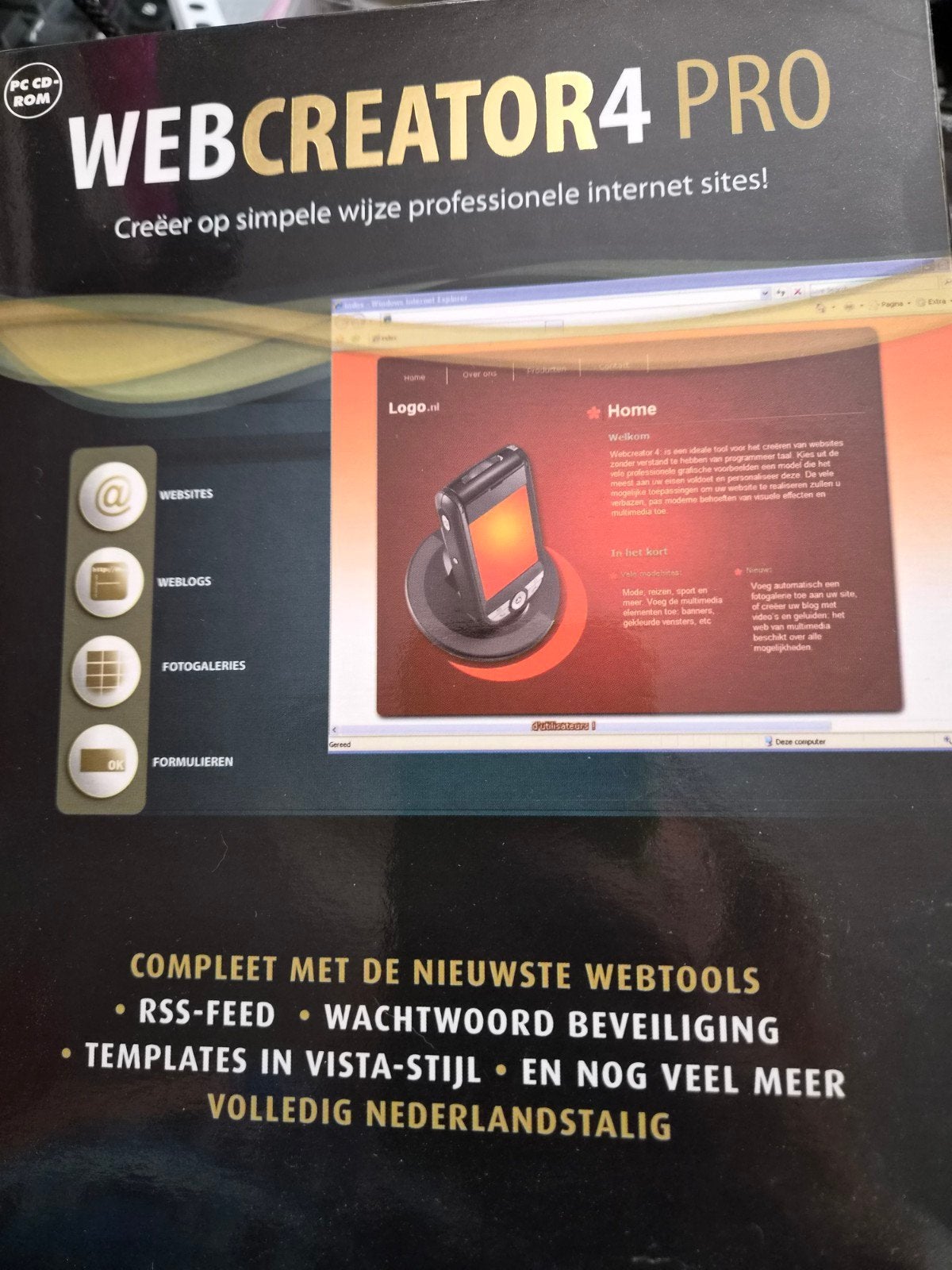 WebCreator 4 Pro - Creëer professionele websites, Ophalen of Verzenden, Gebruikt, Windows
