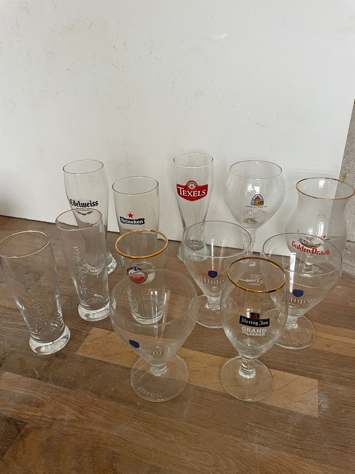 Diverse bierglazen - Heineken, Texels, Hertog Jan, etc., Ophalen, Meerkleurig, Overige merken, Glas