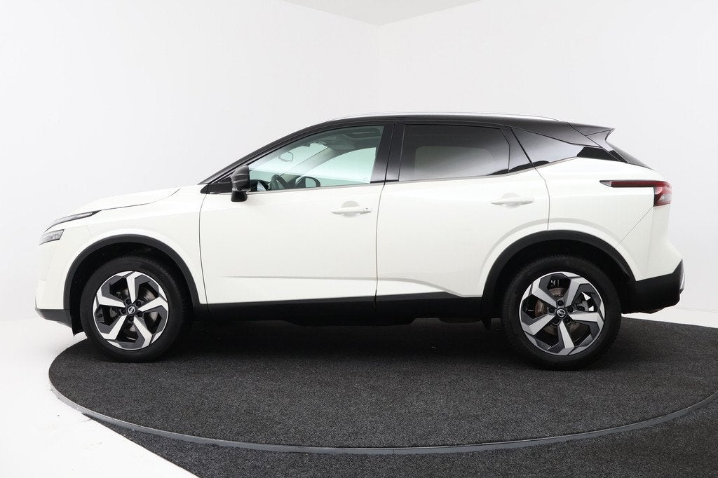 Nissan Qashqai 1.3 MHEV Xtronic Tekna Plus (VIRTUAL, TREKHAA, Auto's, Nissan, Stof, Automatische klimaatregeling, Wit, Origineel Nederlands