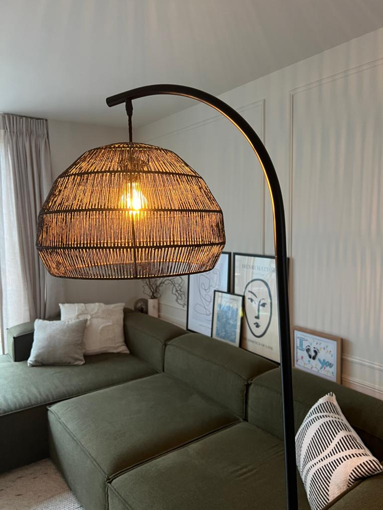Vloerlamp Segin Zwart, Ophalen, Zo goed als nieuw, 150 tot 200 cm
