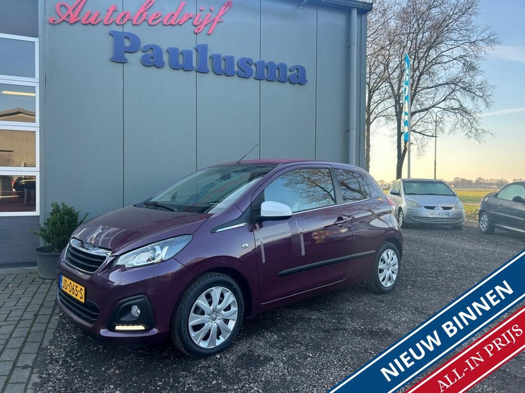 Peugeot 108 1.0 VTi Collection cabrio Bluetooth|elec.pak, Auto's, Voorwielaandrijving, Stof, Gebruikt, Overige kleuren