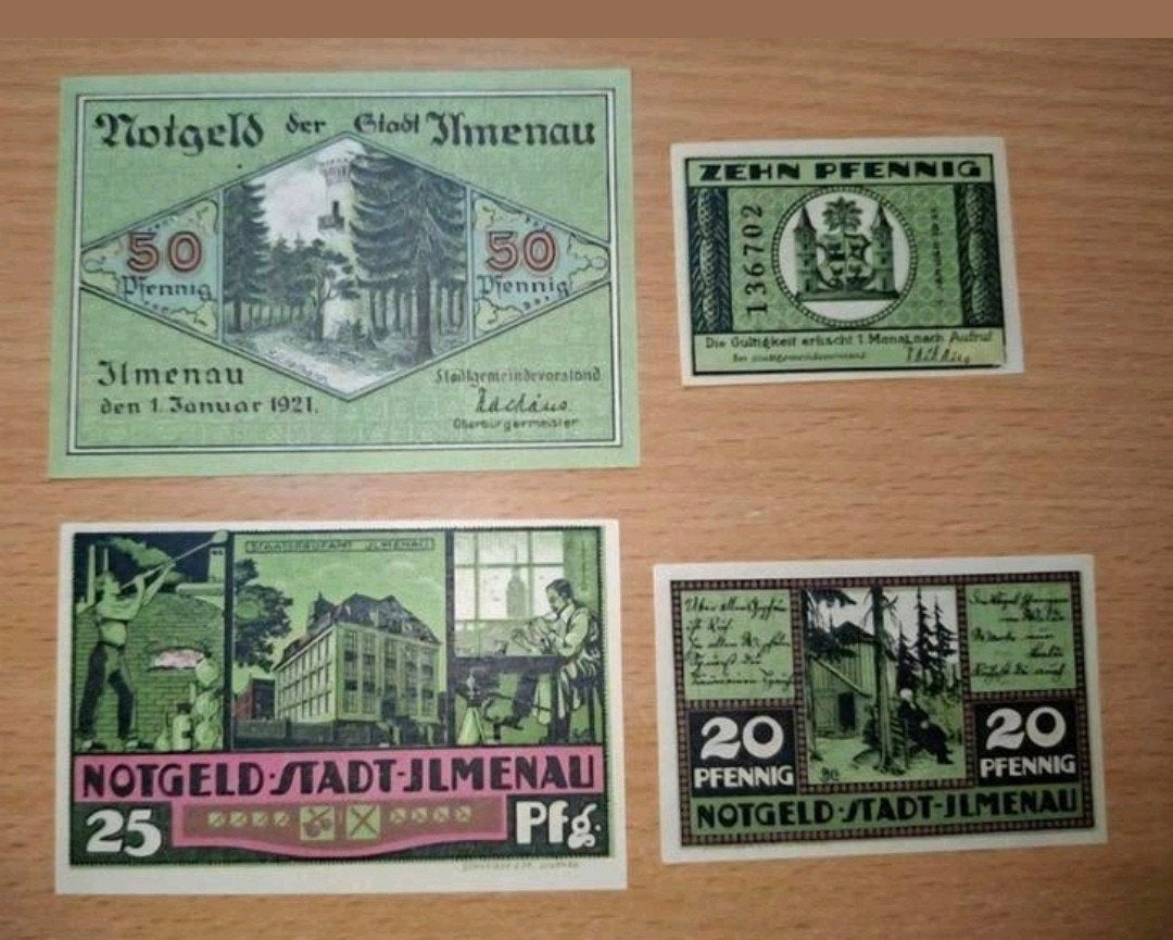 Duits Notgeld Ilmenau Noodgeld, Ophalen of Verzenden, Duitsland