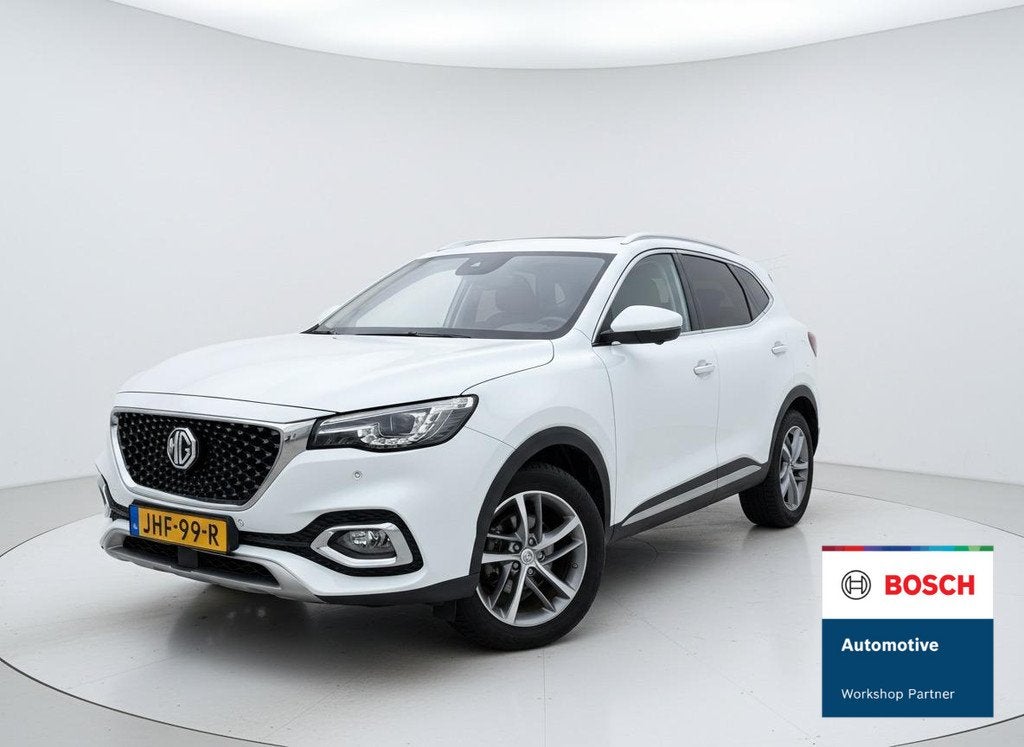 MG EHS 1.5 TGDI Luxury 360 camera ACC leer pano, Auto's, MG, Gebruikt, 4 cilinders, 258 pk, Wit
