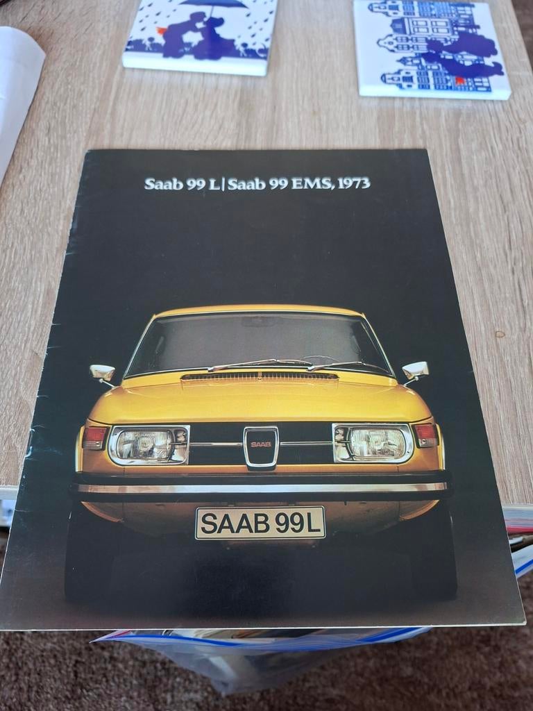 Saab 99 L / Saab 99 EMS uit 1973, Ophalen of Verzenden, Gelezen, Overige merken