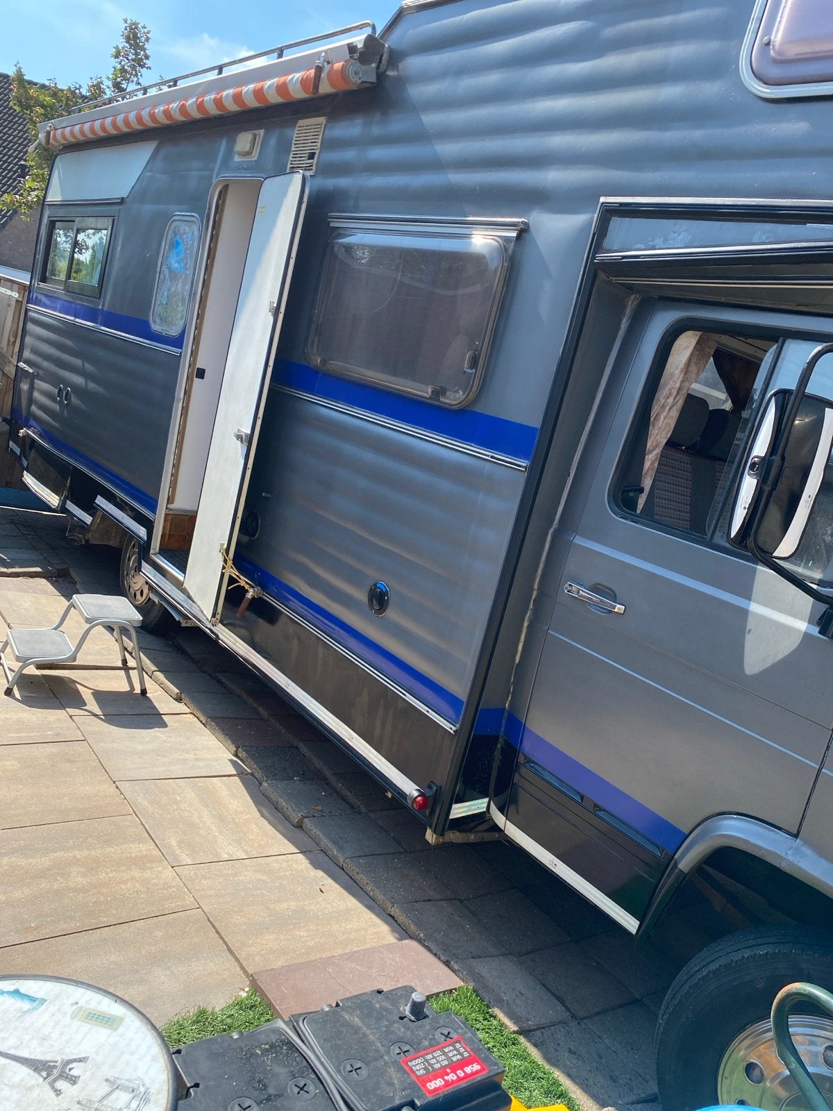 Mercedes-Benz 508  Camper arca, Caravans en Kamperen, Campers, Standaard zit, Ringverwarming, Boiler, Buitenlamp