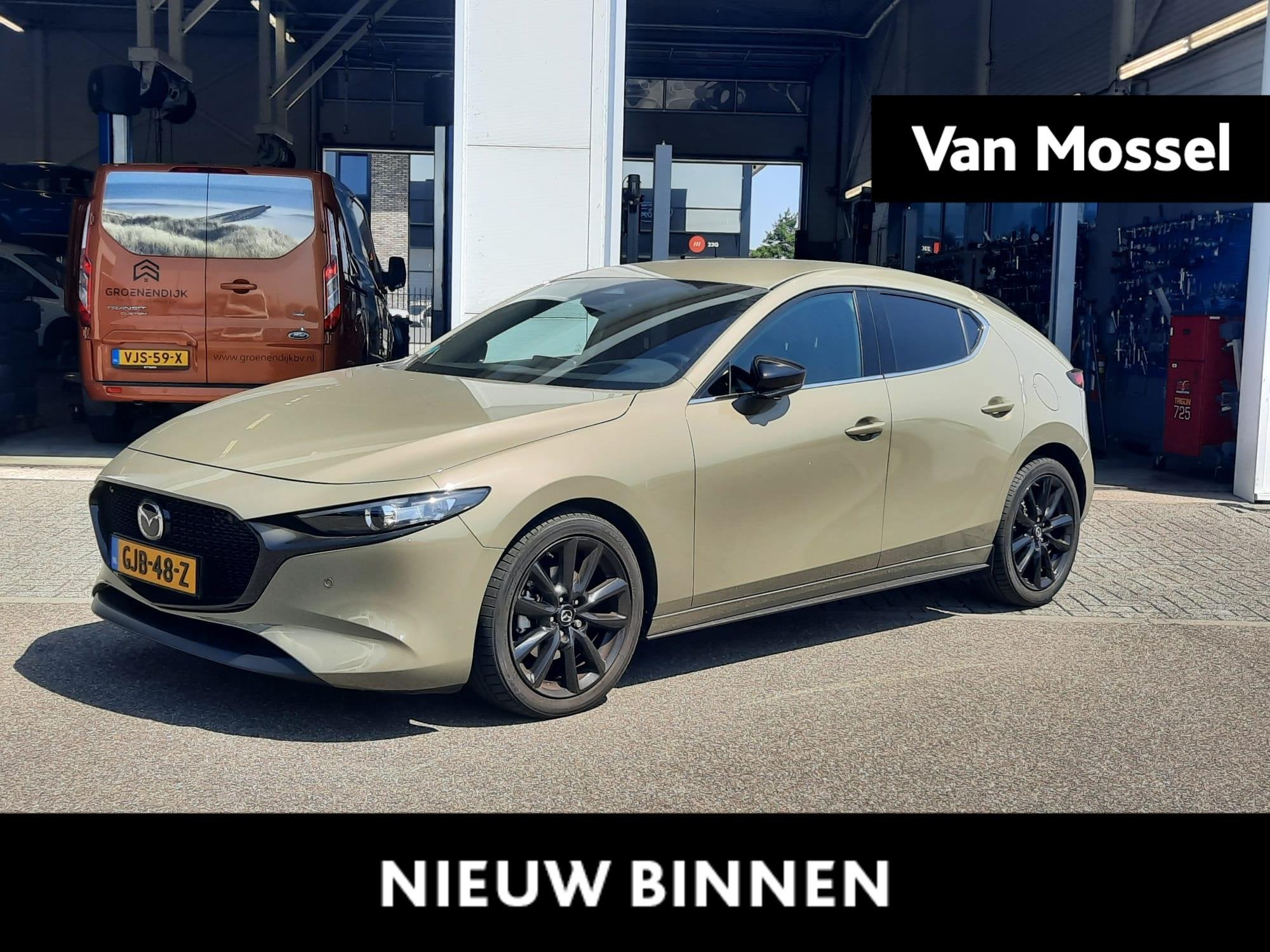 Mazda 3 2.0 e-SkyActiv-G M Hybrid 150 Nagisa, Auto's, Mazda, Bedrijf, Te koop, ABS, Achteruitrijcamera, Adaptive Cruise Control