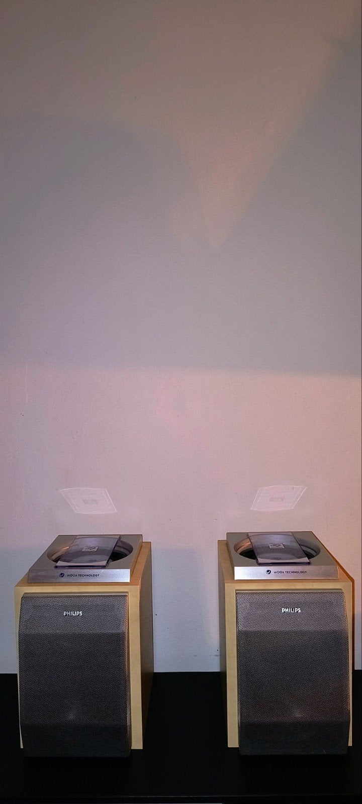 Philips speakers 2x met WOOX Technology, Ophalen of Verzenden, Minder dan 60 watt, Front, Rear of Stereo speakers, Philips