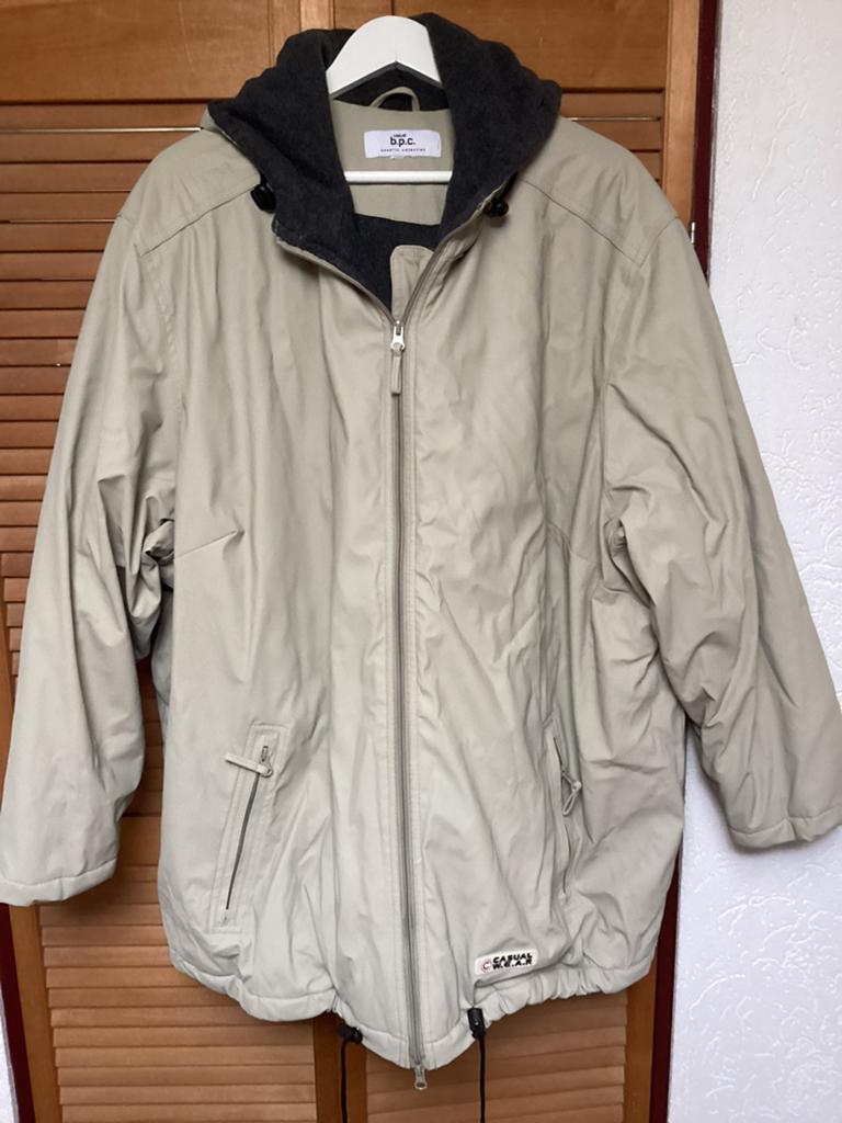 Warme jas maat 52/54, Kleding | Dames, Grote Maten, Ophalen of Verzenden, Zo goed als nieuw, Blauw, Jas of Mantel