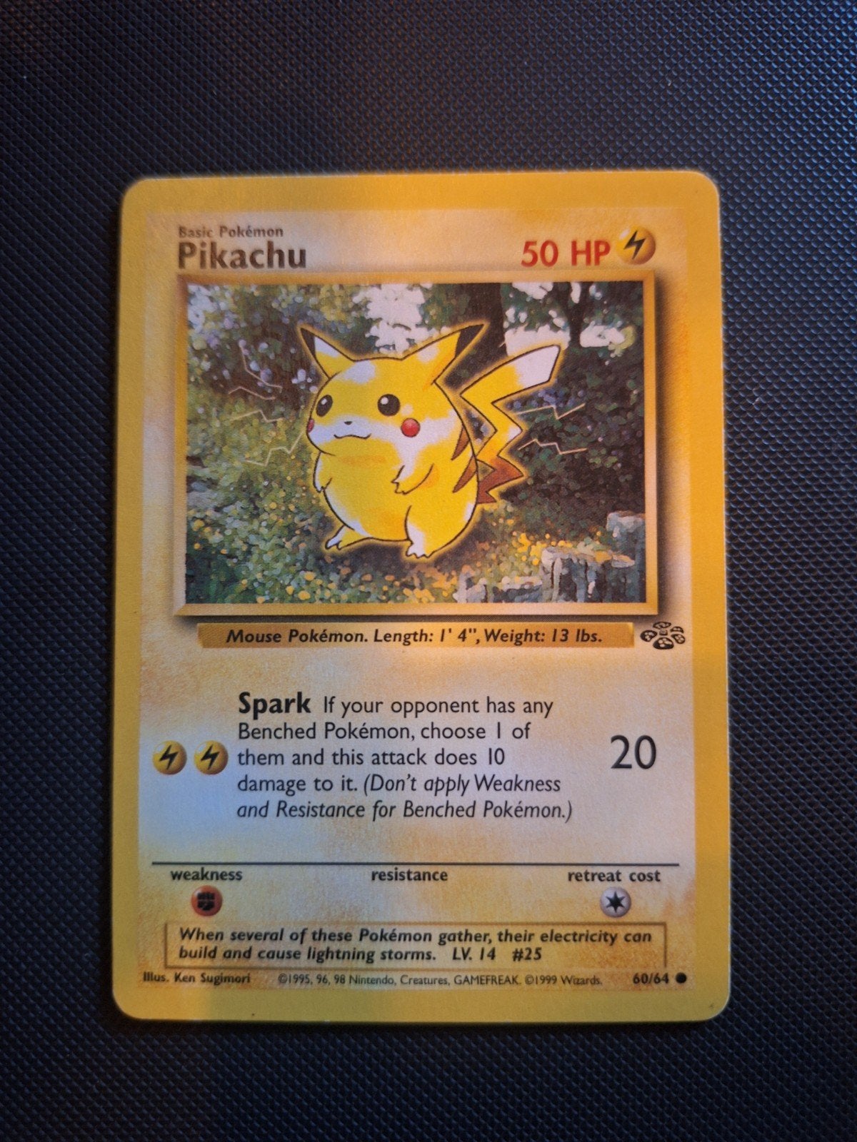 Pokémon Pikachu jungle 60/64, Ophalen of Verzenden, Zo goed als nieuw