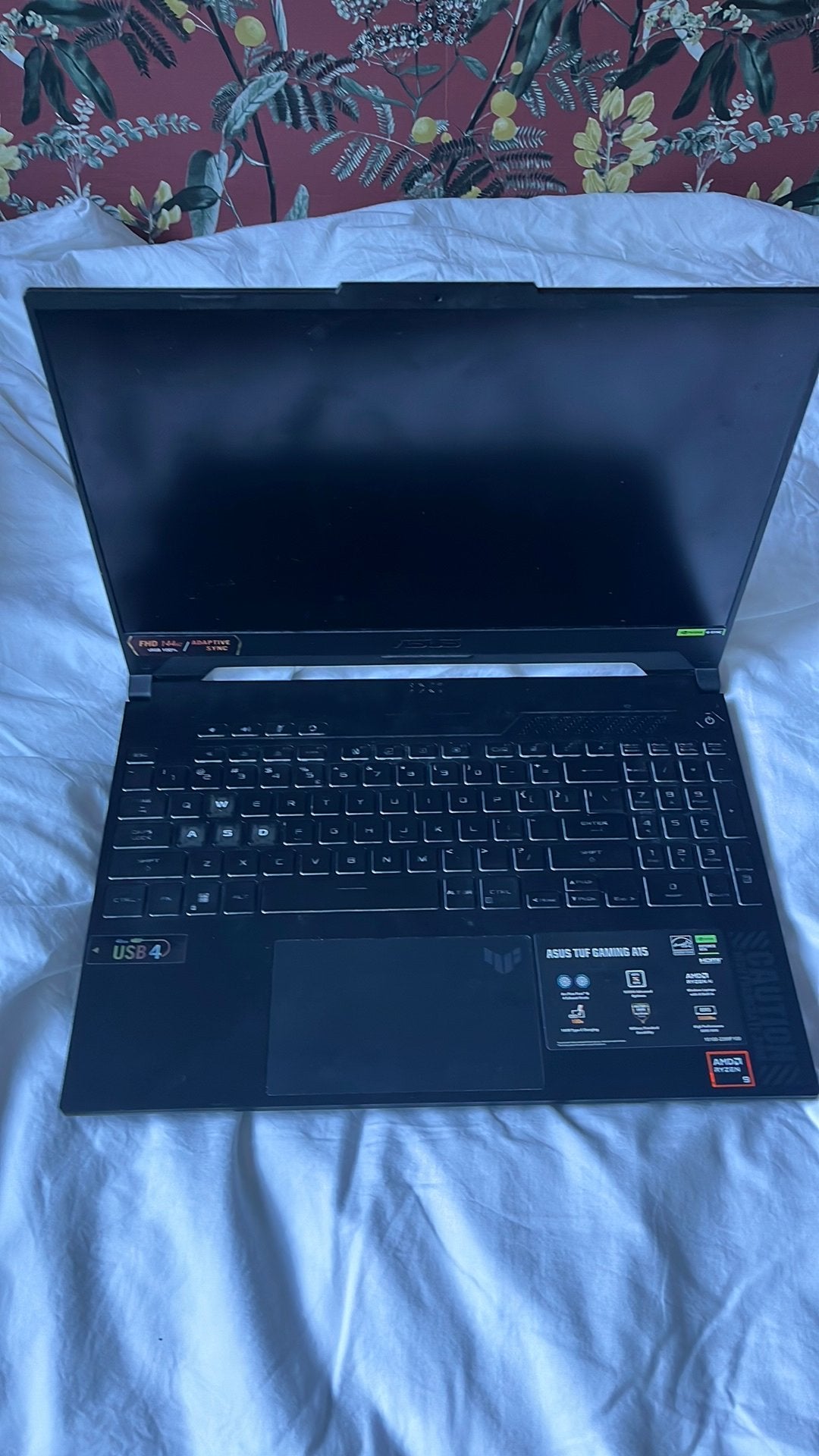 Asus tuf gaming A15 Ryzen 9 - nvidia 4070 GPU, Computers en Software, Ophalen of Verzenden, Zo goed als nieuw, Gaming, SSD