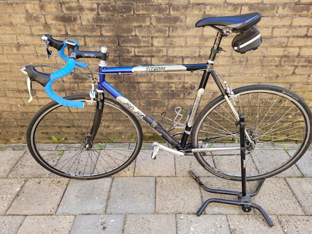 Jan Janssen racefiets met Ultegra groep, Gebruikt, Meer dan 20 versnellingen, 53 tot 57 cm, Overige merken