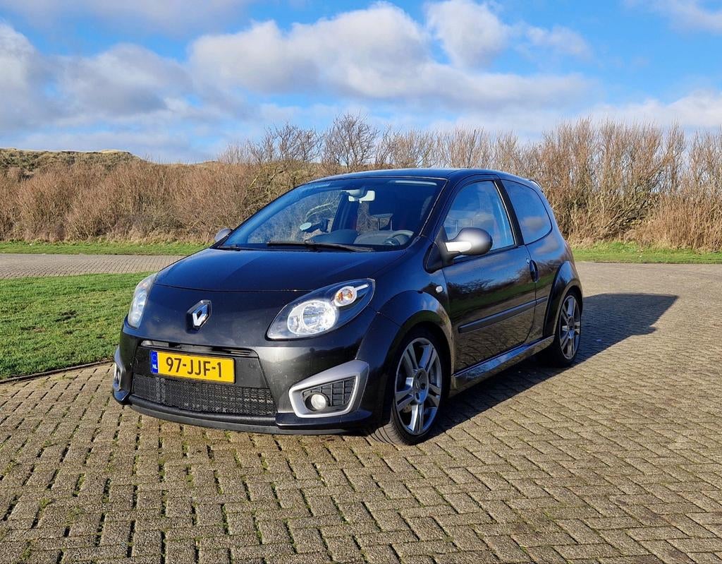 Nieuwe apk! Renault Twingo 1.6 16V RS 2009 Zwart, Auto's, Renault, Voorwielaandrijving, 40 €/maand, Zwart, 4 cilinders