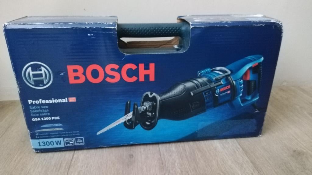 Bosch GSA 1300 PCE reciprozaag, Ophalen, 70 mm of meer, Nieuw, 600 tot 1200 watt