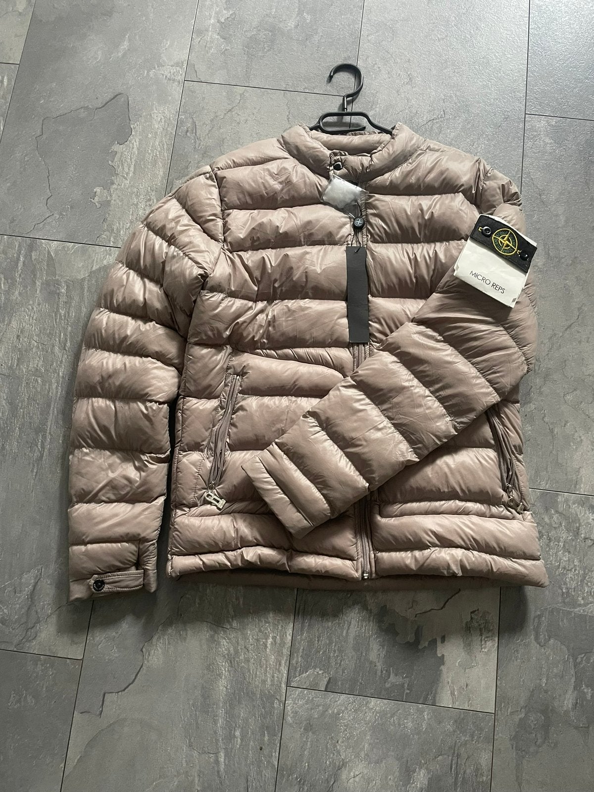 Stone jas (maat m/l), Kleding | Heren, Jassen | Winter, Ophalen, Zo goed als nieuw, Zwart