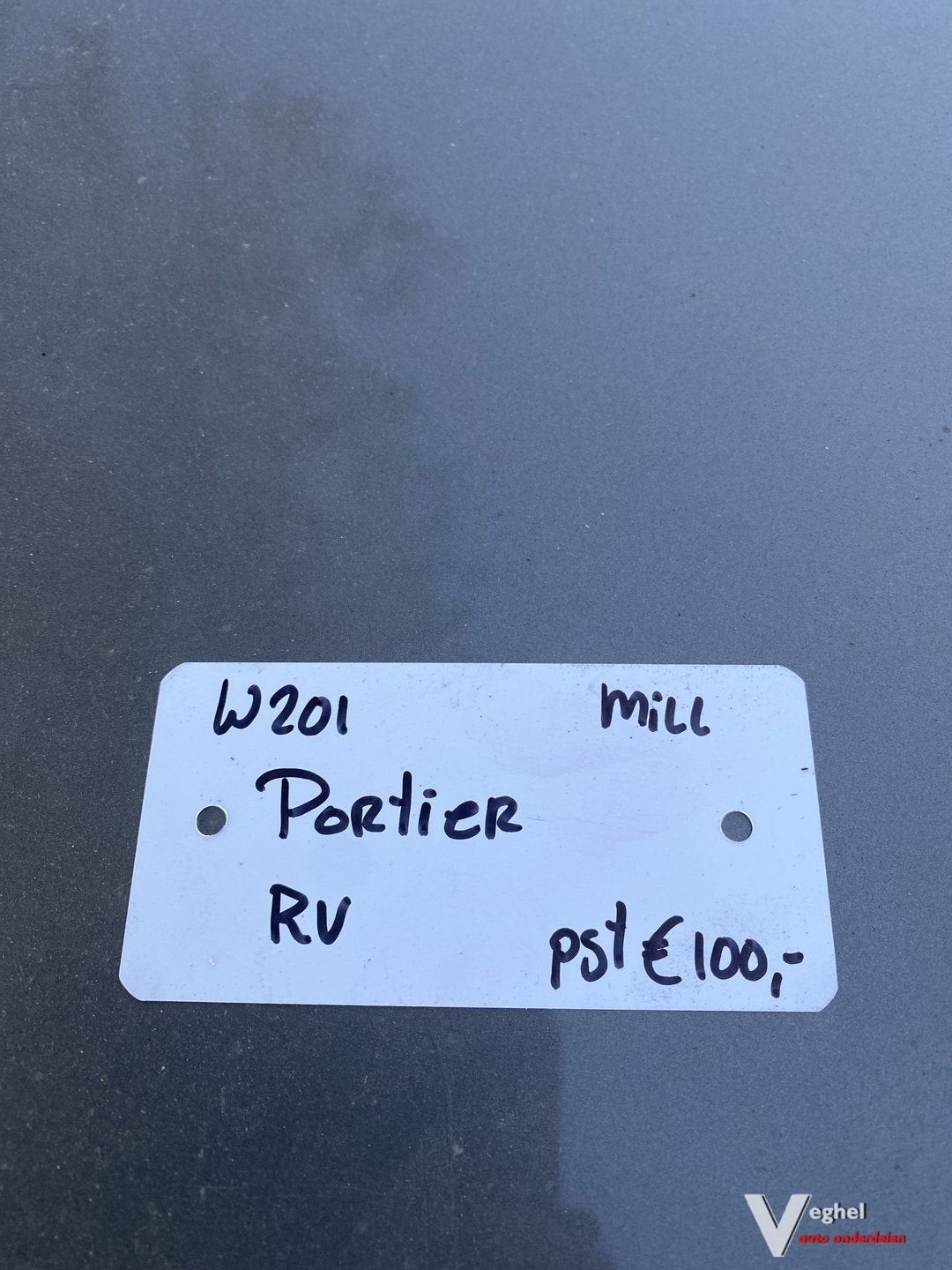 Mercedes W201 Portier Rechtsvoor, Ophalen, Gebruikt, -, Deur