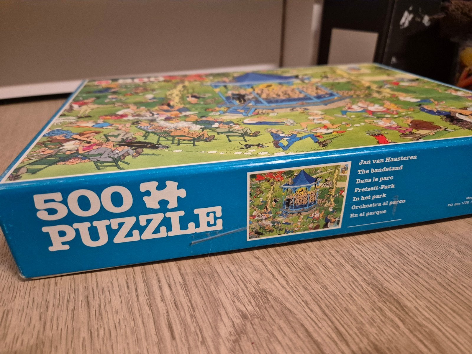 Jan van Haasteren puzzel in het park 500 stukjes, Ophalen of Verzenden, 500 t/m 1500 stukjes