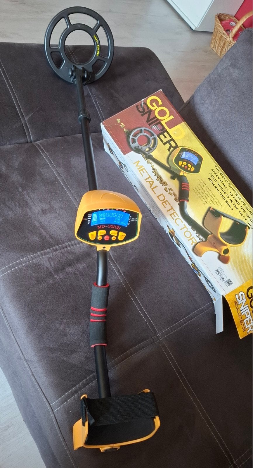 Gold Sniper Metaaldetector MD-3010II, Overige merken, Ophalen of Verzenden, Zo goed als nieuw, 30 cm of minder