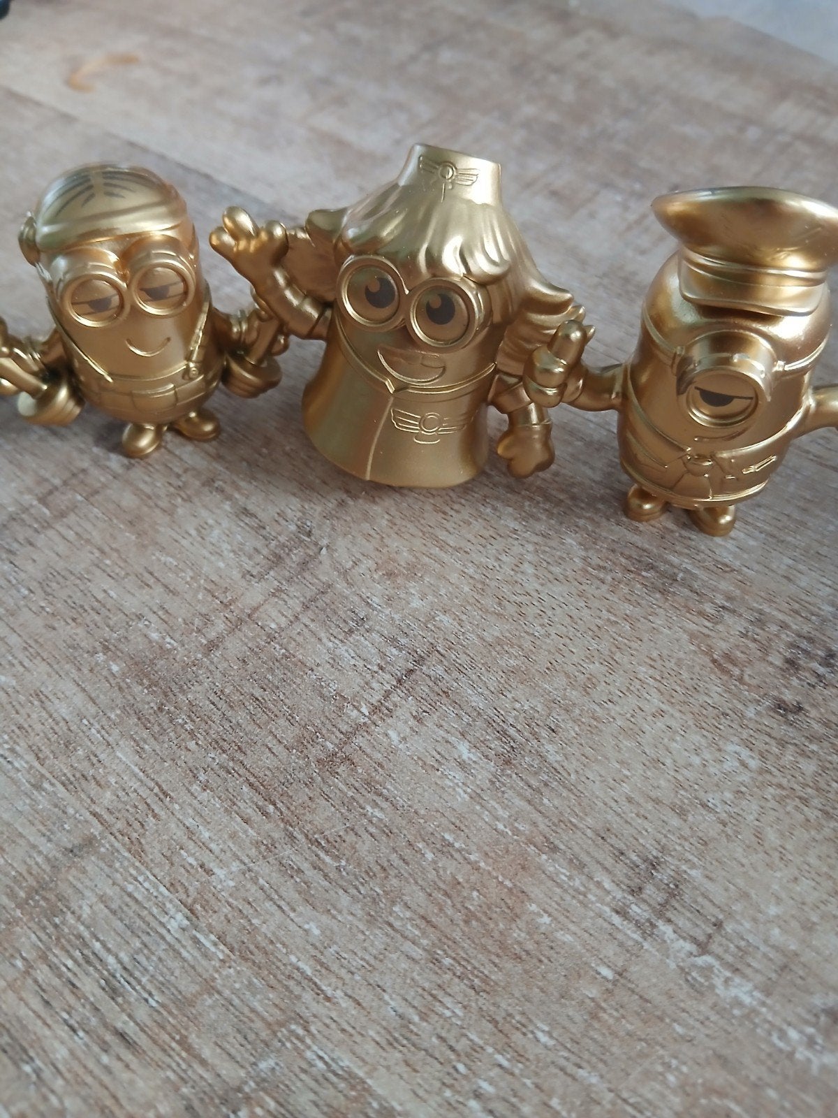 Gouden Minions Figuren - McDonald's Happy Meal, Ophalen of Verzenden, Zo goed als nieuw