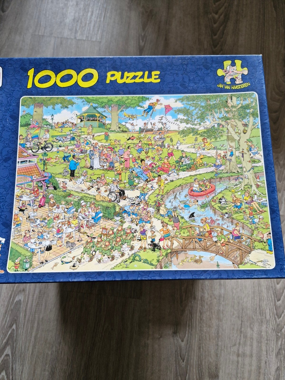 Jan van Haasteren,Het park., Ophalen, 500 t/m 1500 stukjes, Zo goed als nieuw, Legpuzzel