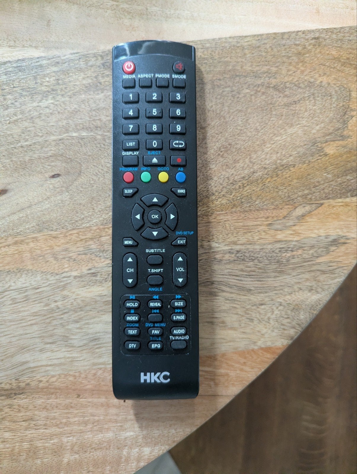 HKC Afstandsbediening voor TV/DVD/Mediaspeler, Ophalen of Verzenden, Gebruikt, Universeel, Tv