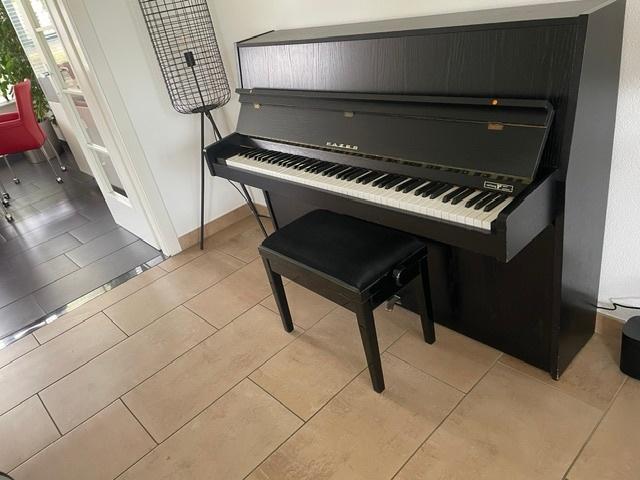 piano, Muziek en Instrumenten, Piano's, Ophalen, Gebruikt, Zwart, Piano