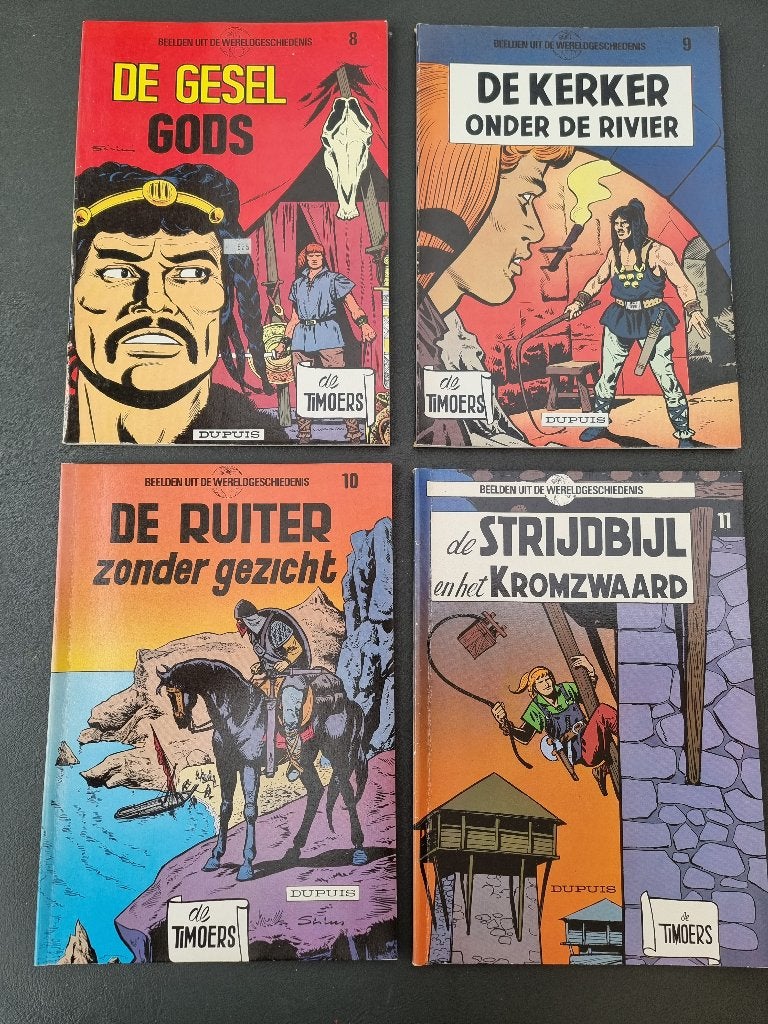 9 delen stripboeken Beelden uit de wereldgeschiedenis......, Meerdere stripboeken, Ophalen of Verzenden, Gelezen