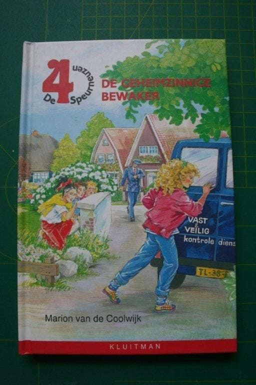 Vintage. De vier speurneuzen. De geheimzinnige bewaker., Boeken, Ophalen of Verzenden, Zo goed als nieuw, Marion van de Coolwijk