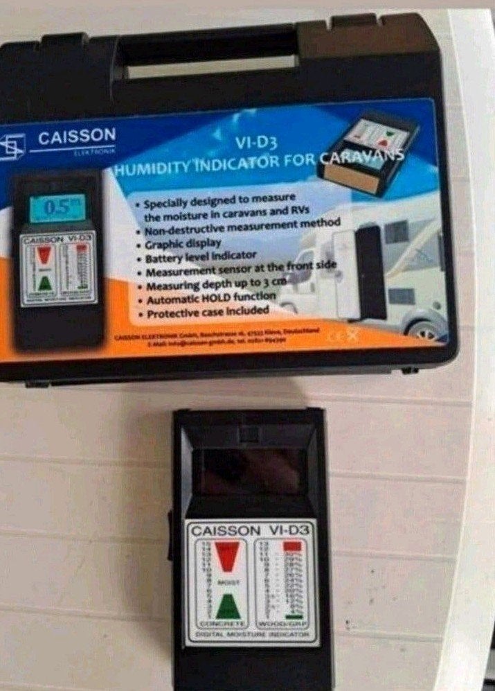 Te huur: de Caisson VI-D3 vochtmeter voor caravan / campers, Ophalen