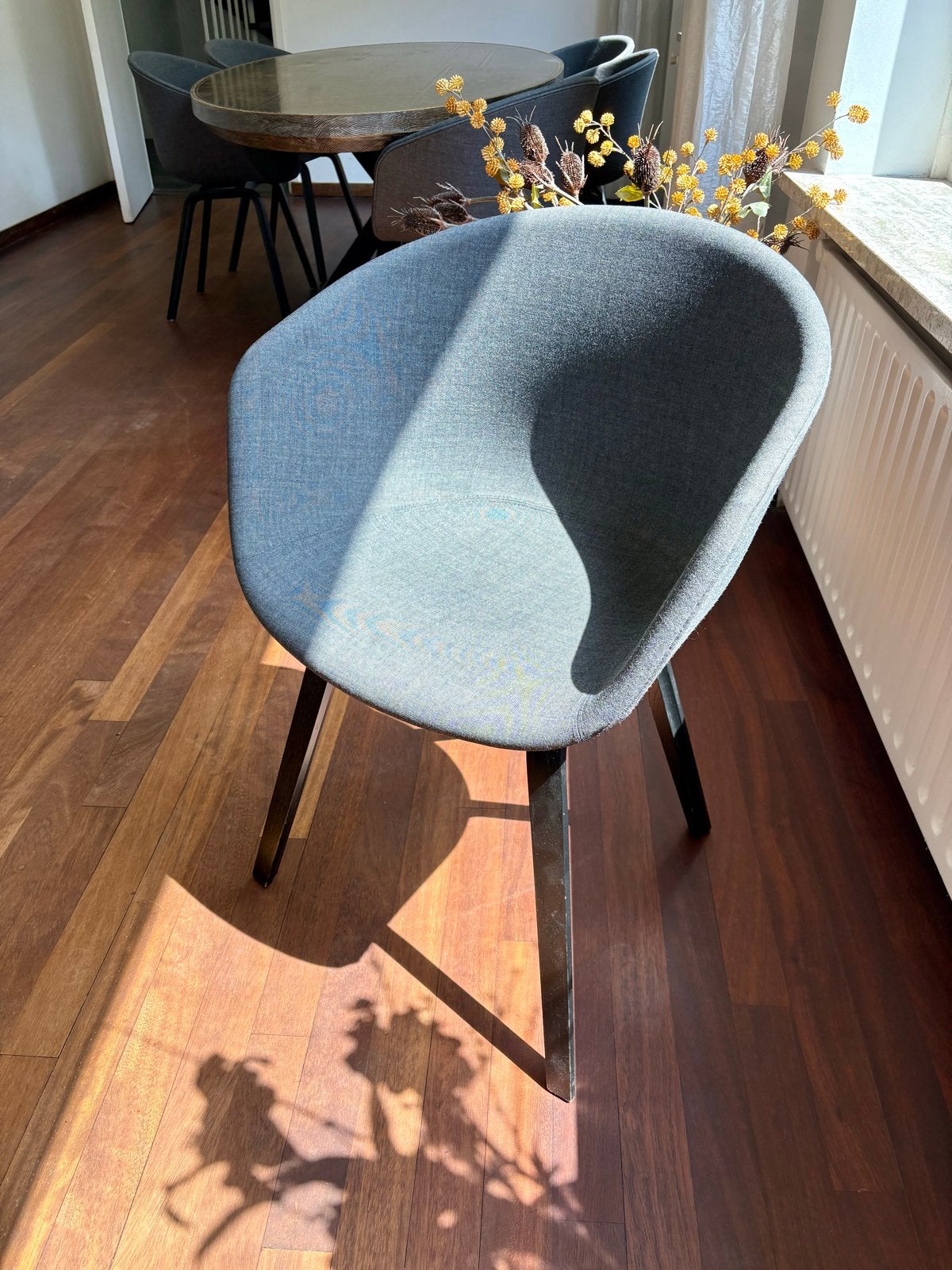 HAY About a Chair gestoffeerde eetkamerstoelen - Set van 6, Ophalen of Verzenden, Zo goed als nieuw, Vijf, Zes of meer stoelen