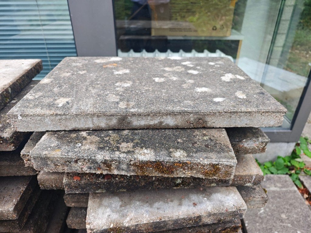 Betontegels 60x40cm ca. 80 stuks, Ophalen, Gebruikt, 10 m² of meer, Beton
