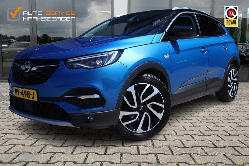 Opel Grandland X 1.2 Turbo Ultimate | Trekhaak | Camera | Me, Voorwielaandrijving, 1350 kg, Gebruikt, 1199 cc