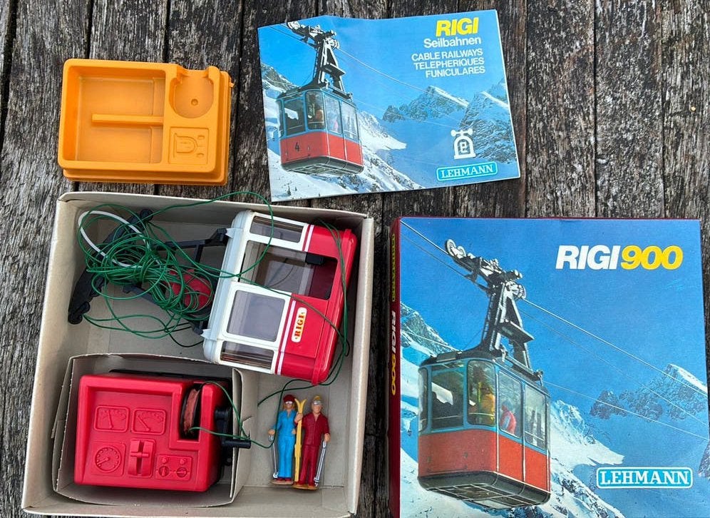 1970 Vintage Lehmann Rigi 900 speelgoedkabelbaan, Ophalen of Verzenden