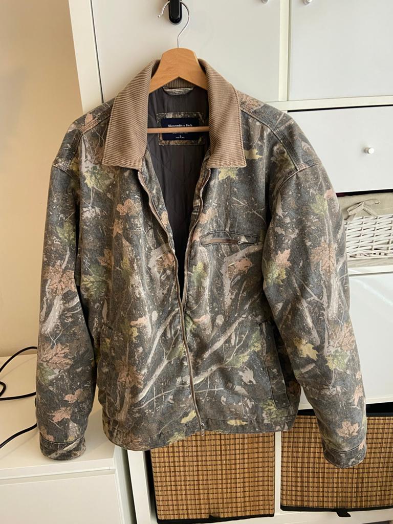Abercrombie & Fitch Camo Jack L - Outdoor/Workwear Stijl, Ophalen of Verzenden, Zo goed als nieuw, Maat 52/54 (L), Overige kleuren