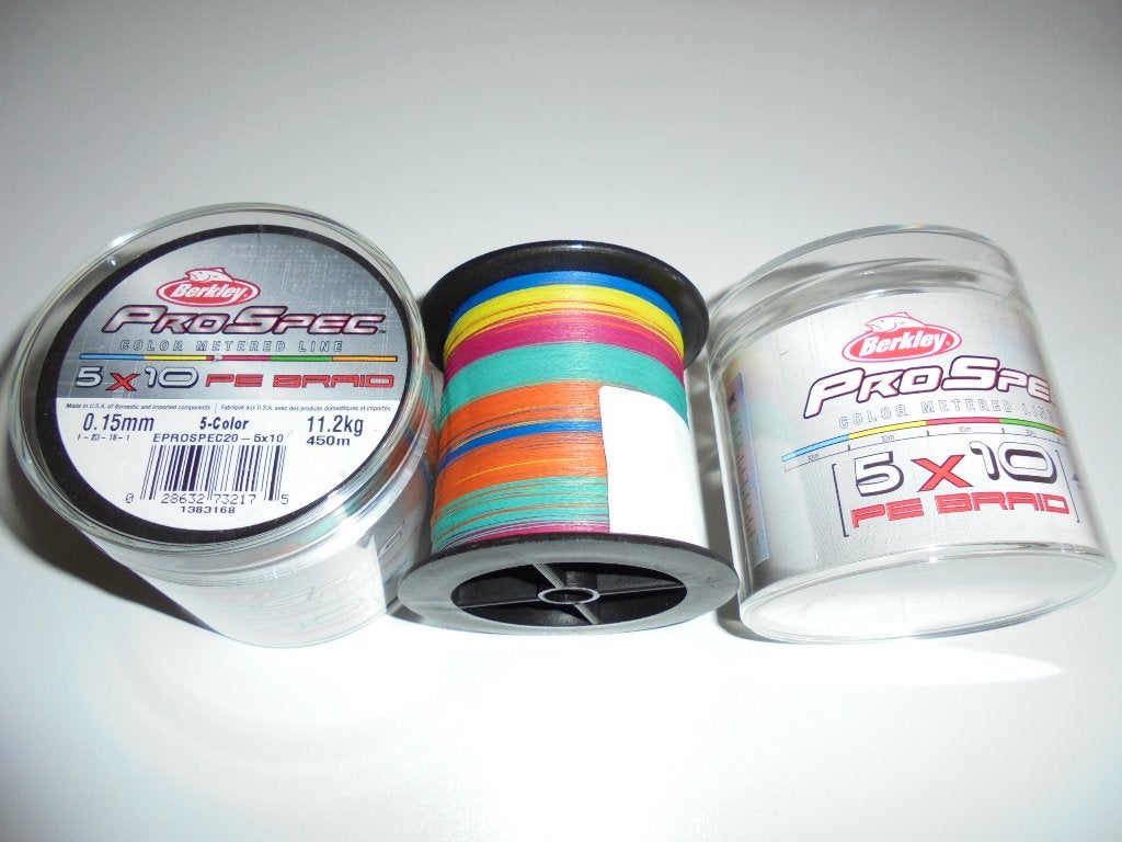 Berkley ProSpec Gevlochten lijn Multicolor 450m 0,15mm11,2kg, Ophalen of Verzenden, Nieuw, Vislijn