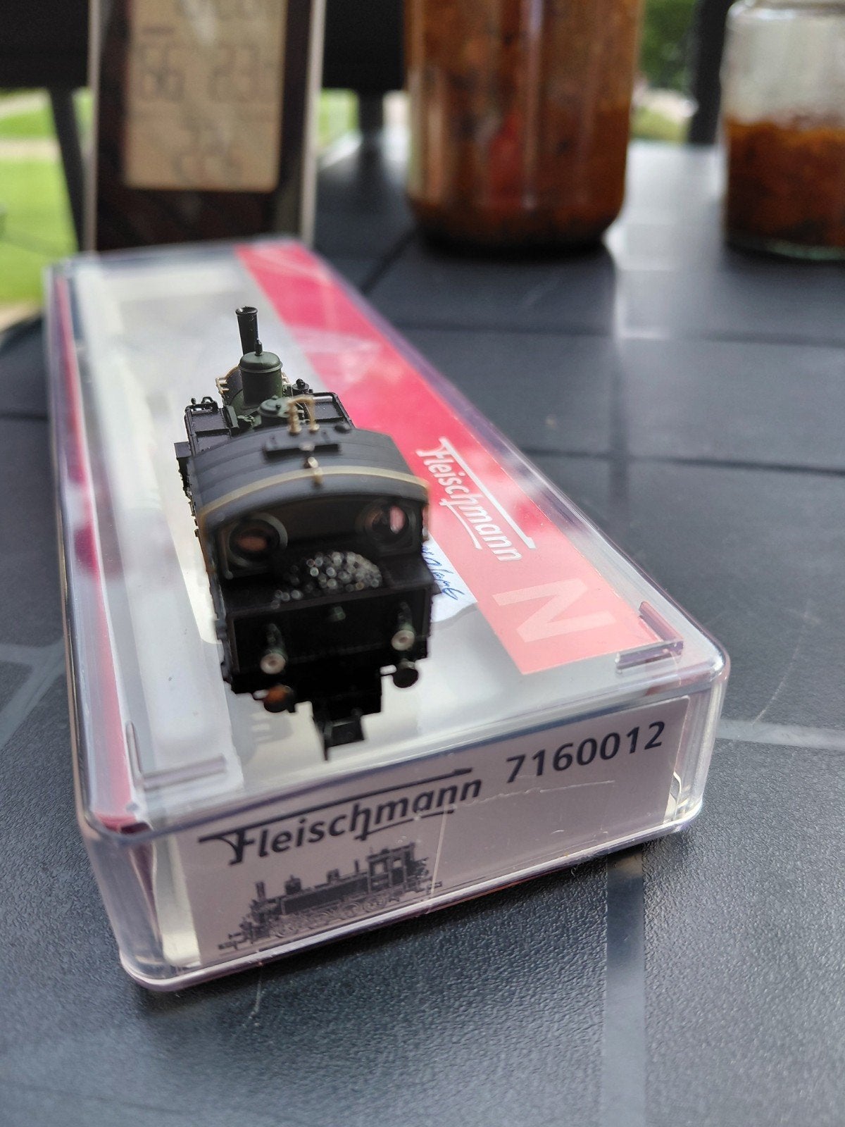 Fleischmann 7160012 N-spoor stoomlocomotief, Fleischmann, Ophalen of Verzenden, Zo goed als nieuw, Analoog