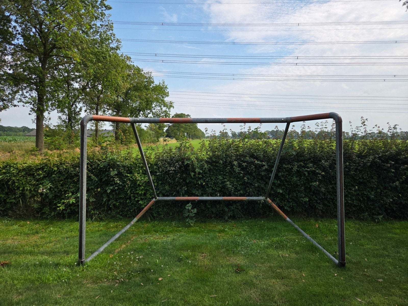 Voetbaldoel 300x180 cm - Demontabel, Ophalen, Zo goed als nieuw