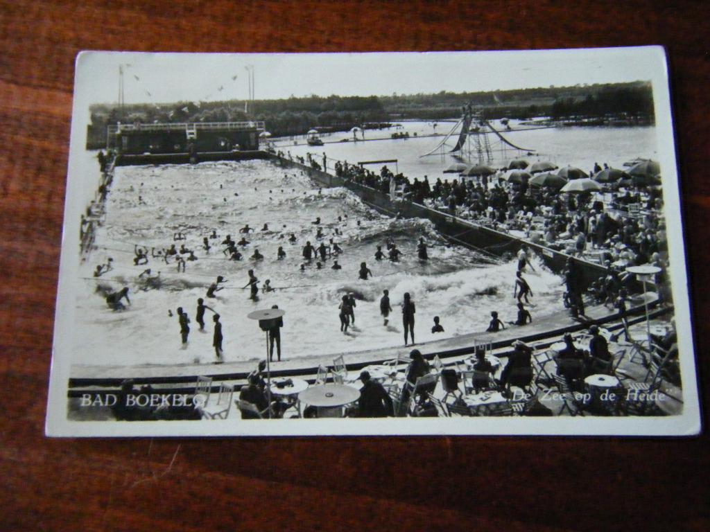 Y35 - Bad Boekelo - Zwembad - Mooi/Oud, Ophalen of Verzenden, 1940 tot 1960