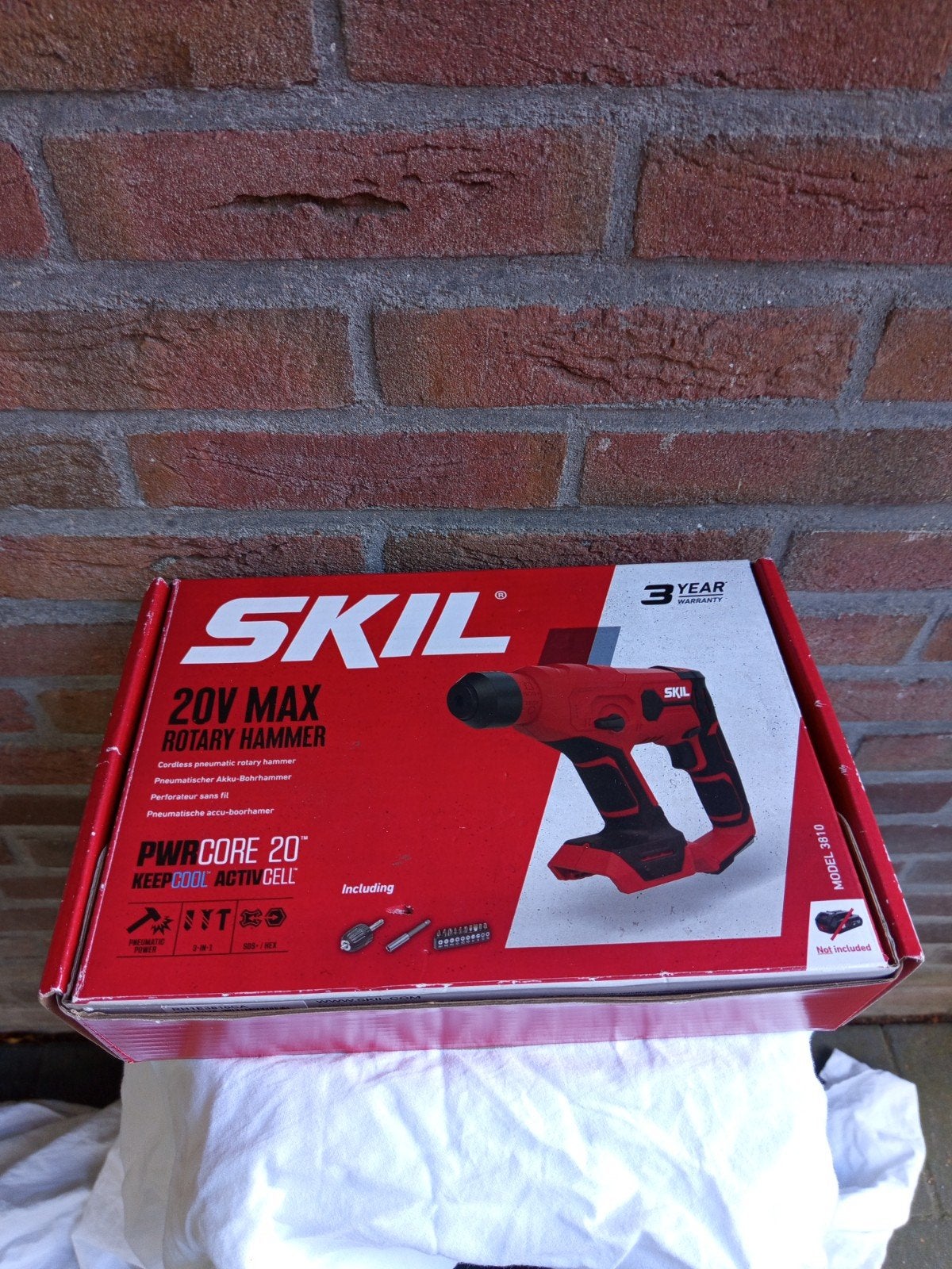 skil pneumatische accu boormachine, Ophalen of Verzenden, Nieuw, Boormachine